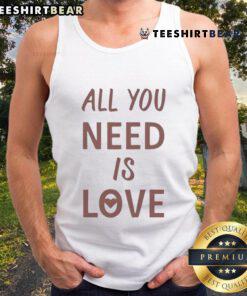 Original All You Need Is Love New Tank Top featuring a stylish design perfect for casual wear and expressing love.