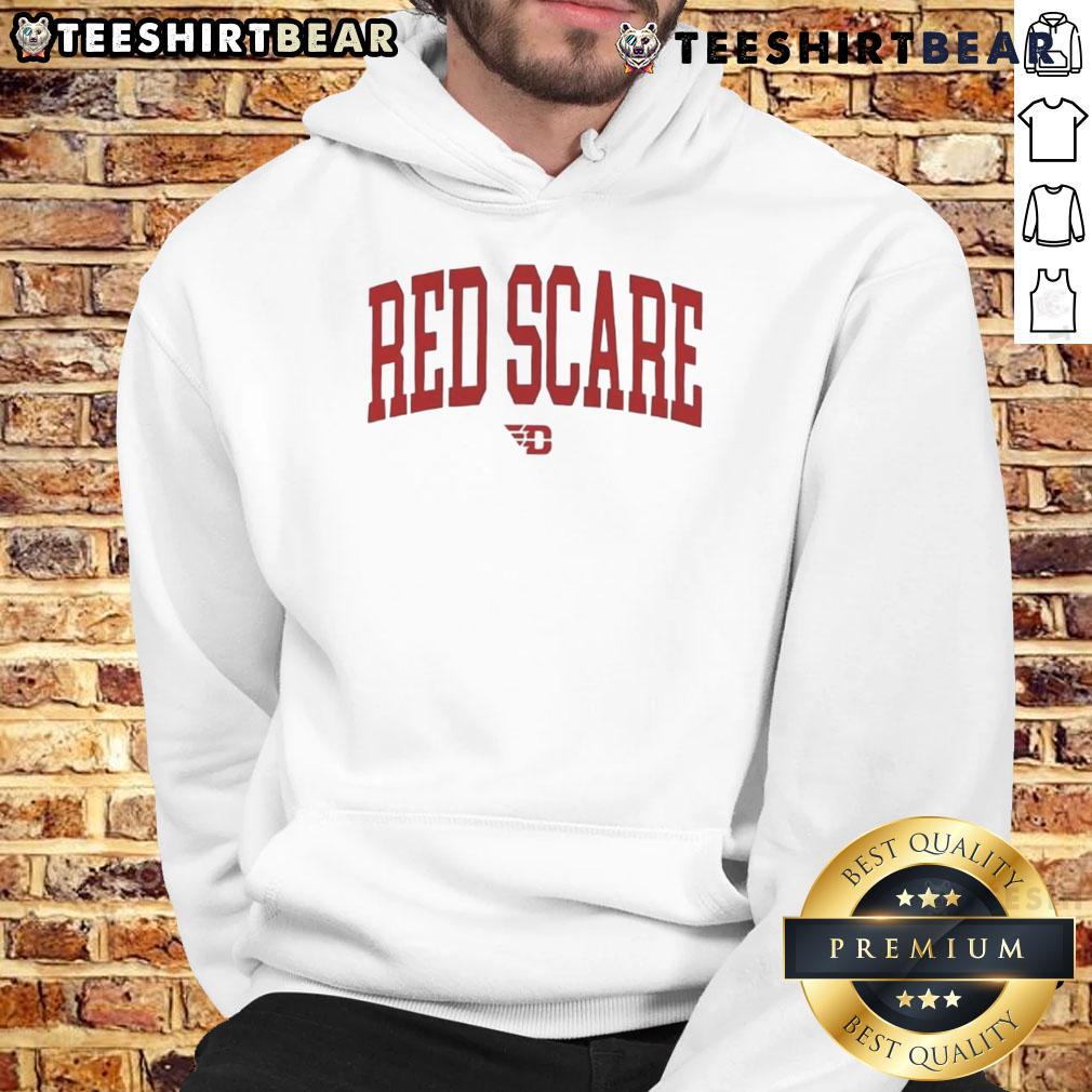 Alt Text: Original Red Scare Dayton Flyers hoodie featuring vibrant colors and stylish design for fans and athletes.