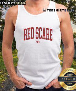 Original Red Scare Dayton Flyers tank top featuring bold team logo and vibrant colors, perfect for fans and casual wear.