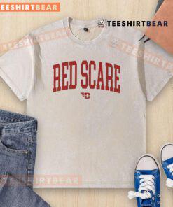 Alt Text: Original Red Scare Dayton Flyers washed t-shirt featuring a vintage design and soft fabric for comfortable wear.
