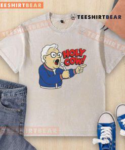 Premium Harry Caray Holy Cow Legend Cubs washed t-shirt showcasing a vintage design for Chicago Cubs fans.