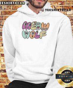 Alt Text: Premium Meow Wolf Happy Logo Hoodie featuring a vibrant design and cozy fit, perfect for fans of the Meow Wolf brand.