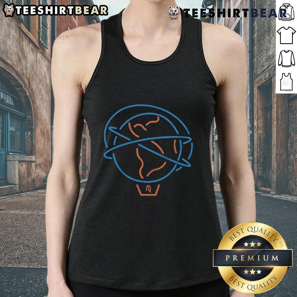 Premium New York Mets Neon Unisphere Tank Top featuring vibrant colors and stylish design for baseball fans.