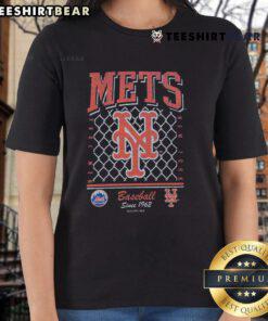 Premium New York Mets Old School Sport Baseball tee for ladies, celebrating the team's legacy since 1962.