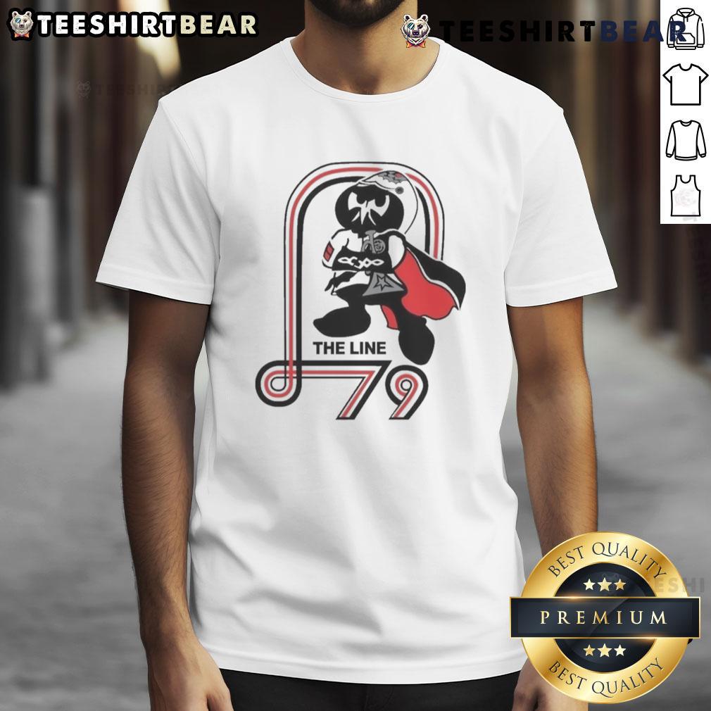 Premium Phantom Regiment The Line T-Shirt featuring bold graphics and comfortable fit for fans and supporters.