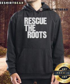 Premium Rescue The Roots Hoodie in black, featuring a stylish design and soft fabric for comfort and warmth.