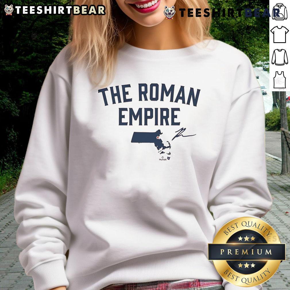 Alt Text: Premium Roman Anthony State of the Roman Empire sweatshirt featuring a stylish design and comfortable fit.