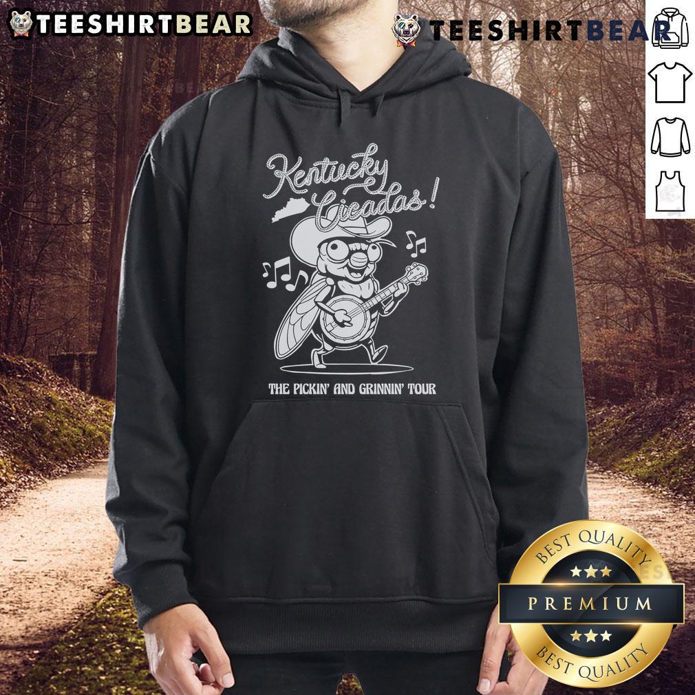 Alt Text: Premium Kentucky Cicadas Tour Hoodie featuring vibrant design and comfortable fit, perfect for cicada enthusiasts.