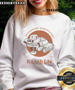 Premium Trademark Reuben Sandwich sweatshirt, established 2014, featuring a stylish design for food lovers.