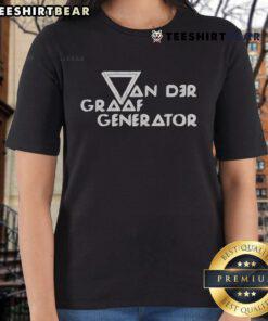 Premium Van Der Graaf Generator Ladies Tee featuring a stylish design, perfect for fans of the iconic progressive rock band.