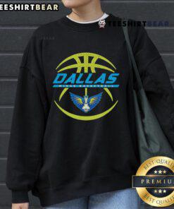 Alt Text: Premium WNBA Dallas Wings The Rock Sweatshirt in vibrant colors, perfect for fans and stylish game day wear.