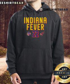 Alt Text: Premium WNBA Indiana Fever Caitlin Clark style hoodie featuring vibrant team colors and stylish design.