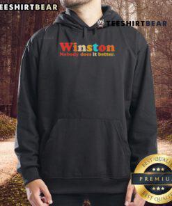 Alt Text: Premium Winston Nobody Does It Better Hoodie featuring a stylish design and comfortable fit for everyday wear.