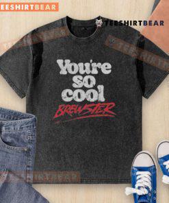 Alt Text: Premium Youse So Cool Brewster washed t-shirt in soft fabric, featuring a trendy design and comfortable fit.