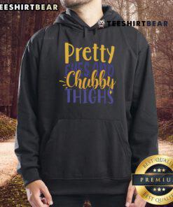 Stylish Pretty Eyes and Chubby Thighs hoodie featuring a cozy design, perfect for casual wear and comfort.