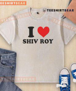 Pretty I Love Shiv Roy washed t-shirt featuring a stylish design for fans of the show. Perfect for casual wear.