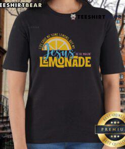 Pretty Life Gave Me Some Lemons My Jesus Making Lemonade Ladies Tee in vibrant colors, perfect for casual summer wear.