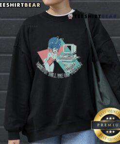 Pretty Mega 64 Where Will We Go Today sweatshirt featuring vibrant graphics and cozy fabric, perfect for gamers.