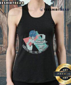 Pretty Mega 64 Where Will We Go Today tank top featuring vibrant graphics and a stylish design for casual wear.