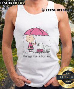 Alt Text: Pretty Peanuts Snoopy Always There For You tank top featuring Snoopy and vibrant colors, perfect for casual wear.