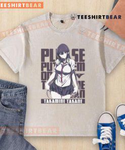 Pretty Please Put Them On Takamine San washed t-shirt featuring a stylish design and soft fabric for casual wear.