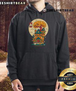 Pretty Scarebnb Haunted Getaway Hoodie featuring spooky design for Halloween lovers and cozy comfort.