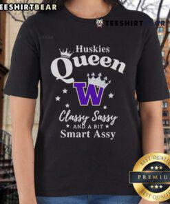 Pretty Washington Huskies Queen classy, sassy, and smart-assy ladies tee showcasing team spirit and style.
