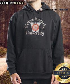 Alt Text: Pretty Western Kentucky Seal Collegiate Hoodie featuring a vibrant design, perfect for WKU fans and students.