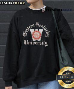 Pretty Western Kentucky seal collegiate sweatshirt showcasing school pride and stylish comfort for fans and students.