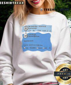 Top Ben Quad Ily Arms Length Bounce On It sweatshirt in stylish design, perfect for casual wear and comfort.
