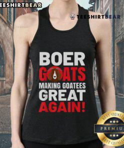 Alt Text: Top Boer Goats Making Goatess Great Again tank top featuring playful goat graphics and vibrant colors.