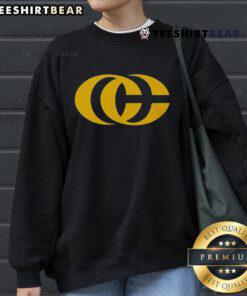 Caitlin Clark CC signature logo sweatshirt in black, showcasing stylish design for fans and supporters of Caitlin Clark.