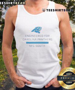 Top-engineered Carolina Panthers NFC South tank top featuring bold team colors and logo, perfect for fans.