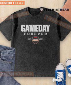 Top ESPN College GameDay Forever Est 1987 washed t-shirt showcasing a vintage design for college sports fans.