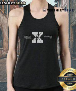 Top Fear of Failure Cancels Barriers 101 logo on a stylish tank top, promoting confidence and resilience in challenges.