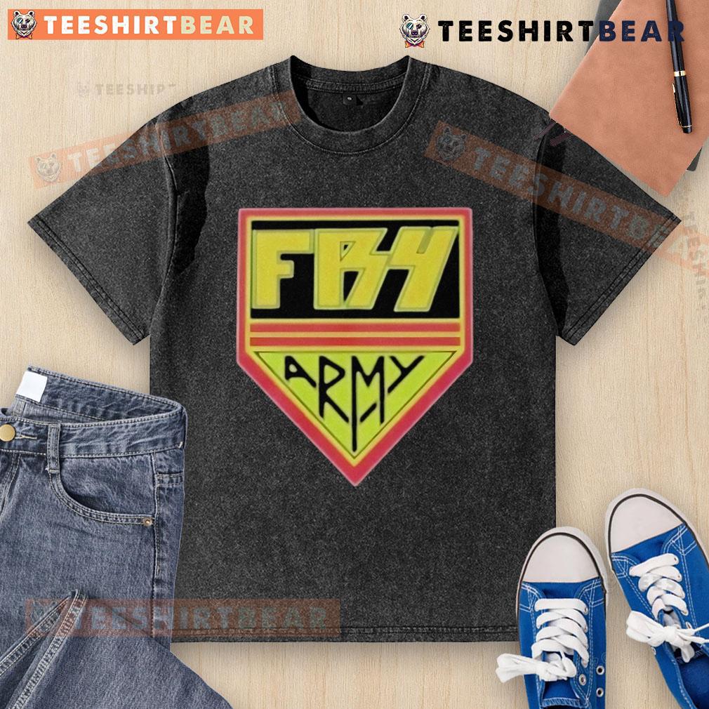 Top Fry from Frytech FB4 Army Washed T-Shirt in olive green, showcasing a stylish and rugged military-inspired design.