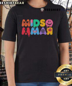 Alt Text: Stylish Top Galantis Midsommar Icons Ladies Tee featuring vibrant graphics for summer fashion enthusiasts.