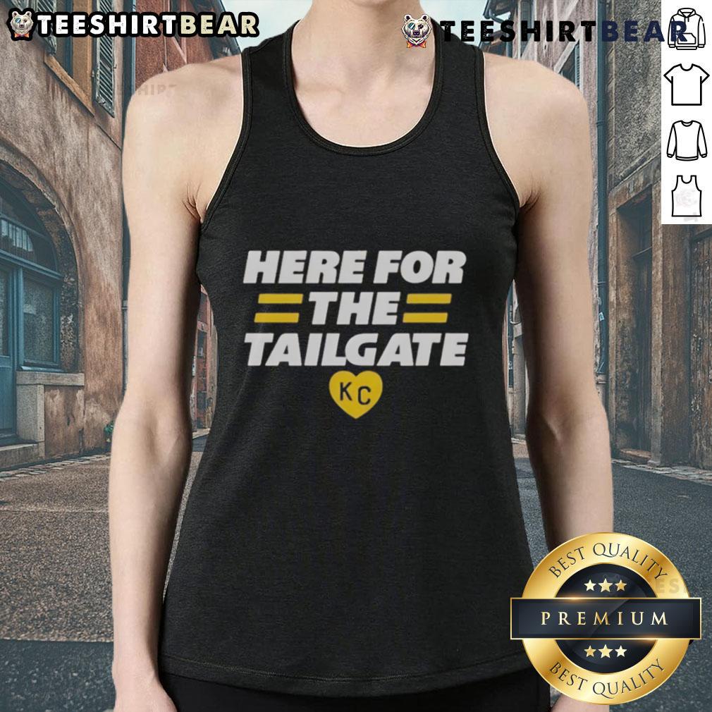 Stylish Kansas City KC tank top for tailgating, featuring bold graphics and comfortable fit for game day excitement.