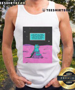 Graphic tank top design featuring 'I Am Tired Of These Mondays' text with a playful lasagna theme.