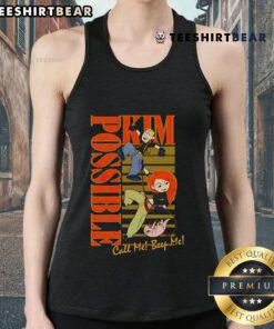 Top Kim Possible Call Me Beep Me Tank Top featuring vibrant colors and iconic design for fans of the animated series.