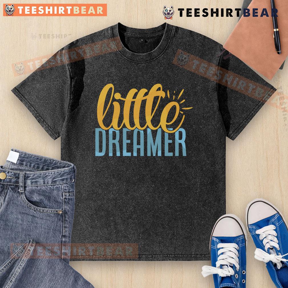 Top Little Dreamer Washed T-Shirt in soft fabric, featuring a stylish design perfect for casual wear.