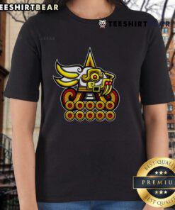 Top Mexica New Year 10 Tochtli Ladies Tee featuring vibrant designs celebrating indigenous culture and tradition.