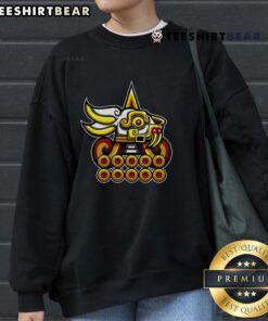 Top Mexica New Year 10 Tochtli Sweatshirt featuring vibrant designs celebrating indigenous culture and traditions.