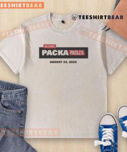 Alt Text: Top NC State 2025 Packapalooza August 23, 2025, washed t-shirt featuring vibrant school colors and logo.