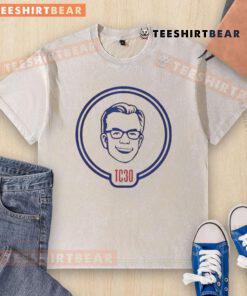 Top NESN Celebrating Tom Caron's 30 Years at NESN washed t-shirt featuring iconic NESN logo and celebratory design.