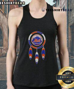 Top Native American Indians X New York Mets baseball tank top featuring vibrant graphics and a stylish design.