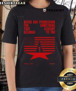Top Never Ask Permission For Something That Already Belongs To You Cowboy Carter Tour 2025 Ladies Tee in stylish design.