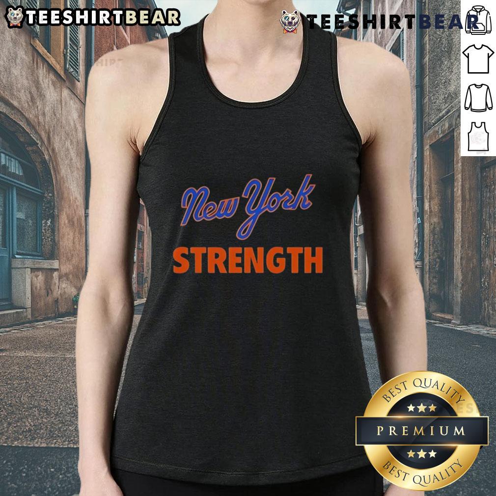Stylish Top New York Mets strength tank top, perfect for fans showcasing team spirit and athletic style.