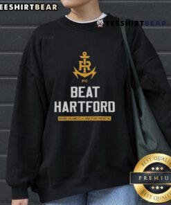 Top Rhode Island FC beat Hartford sweatshirt featuring team logo and vibrant colors, perfect for fans.