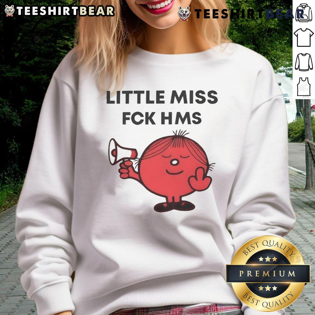 Top Shelley Blond Little Miss Fck HMS sweatshirt featuring a stylish design for casual wear.